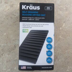 Kraus Silicone Self-draining Drying Mat